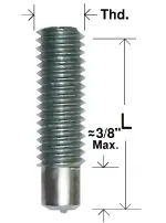 Partial Thread Mild Steel Weld Stud