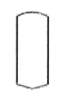 rectangular studs - rectangular plain