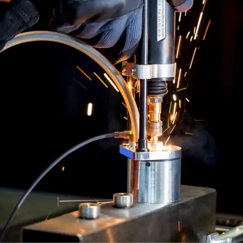 SRM Welding of an SRM nut